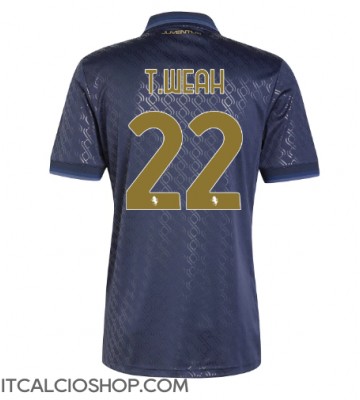 Juventus Timothy Weah #22 Terza Maglia 2024-25 Manica Corta